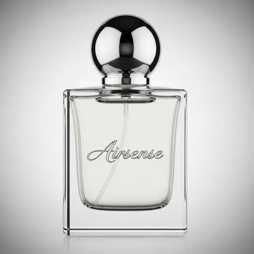 Luxurious Airsense Perfume Bottle - Elegant Art Deco Design