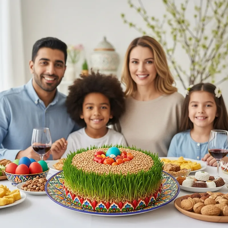 Nowruz Celebration with Traditional Azerbaijani Samani and Family Feast Nowruz Celebration with Traditional Azerbaijani Samani and Family Feast