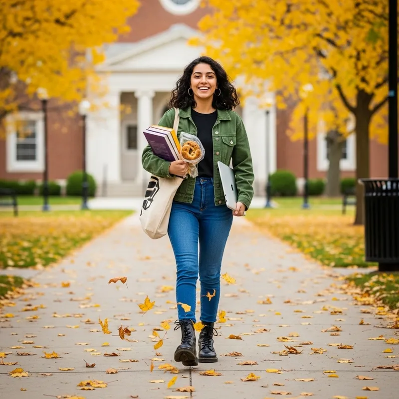 Energetic College Student on a Mission Energetic College Student on a Mission