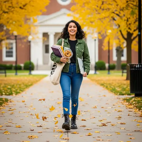 Energetic College Student on a Mission