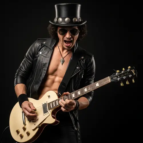 Flamenco White Les Paul Guitar Solo by Skilled Musician