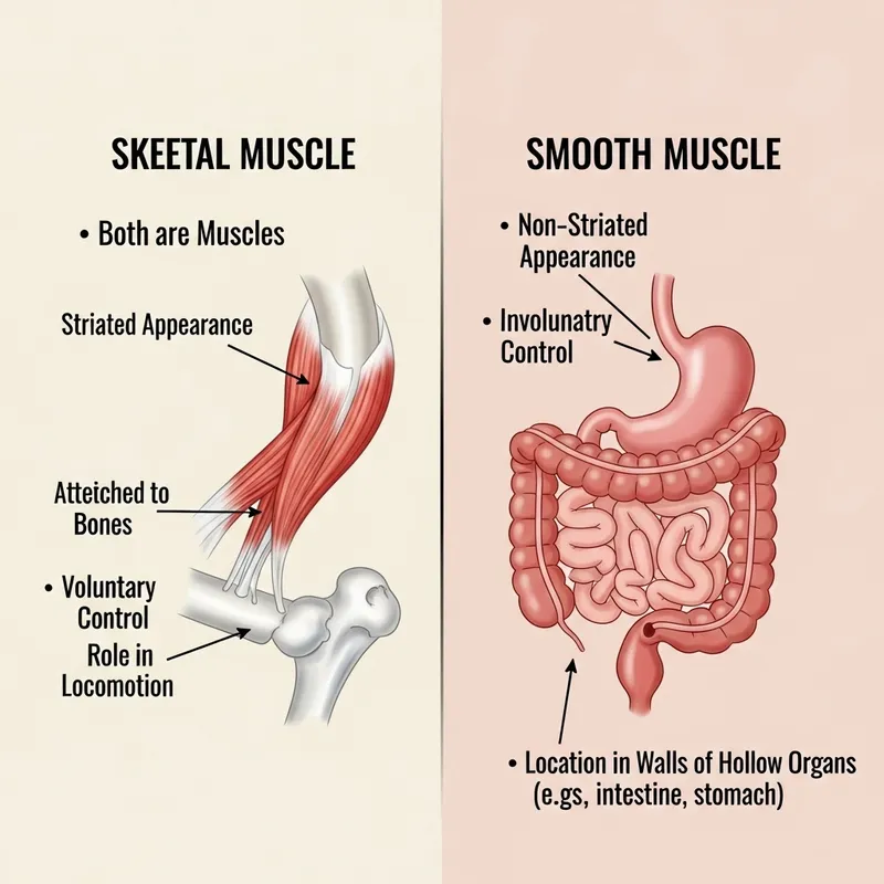 Skeletal Muscles vs Smooth Muscle: Key Differences Unveiled