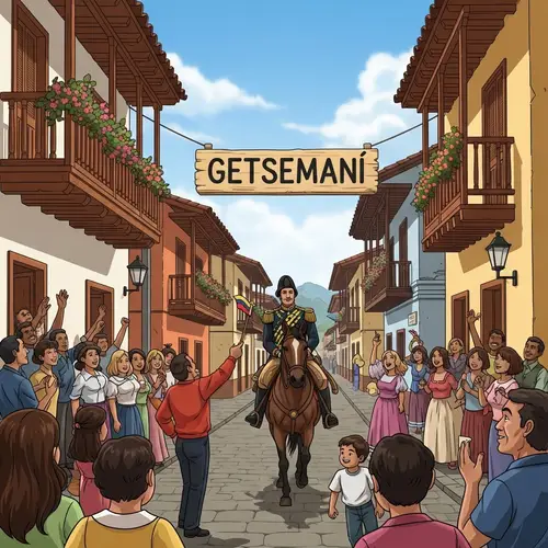 Simón Bolívar Arrives in Getsemaní, Cartagena