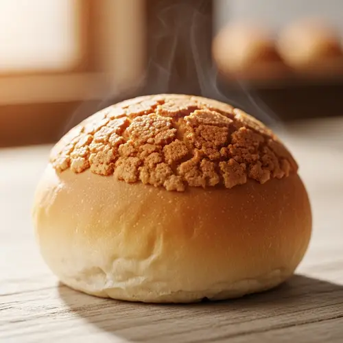 Golden Brown Freshly Baked Bun - Bakery Delight