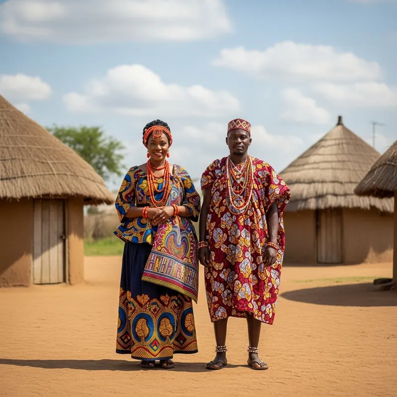 Heartwarming African Wedding Scene | Traditional Attires, Rustic Huts & Serene Life Heartwarming African Wedding Scene | Traditional Attires, Rustic Huts & Serene Life