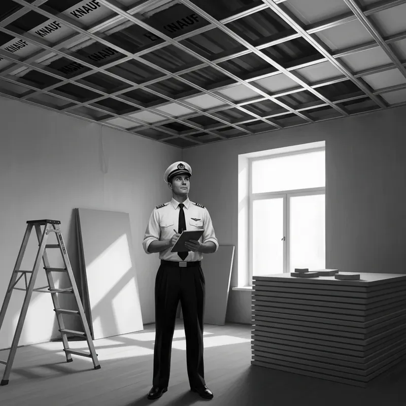 Professional Sailor Observing Renovation Work | Artistic Room Detailing