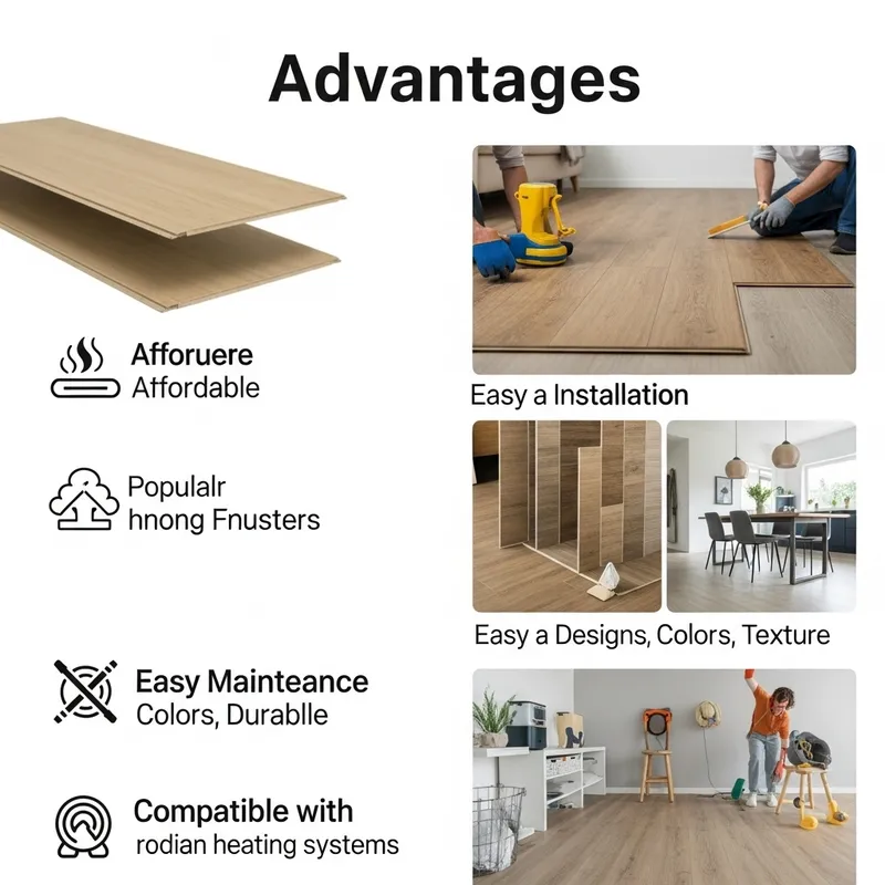 Advantages of Laminate Flooring: Affordability, Easy Installation, Variety & Durability