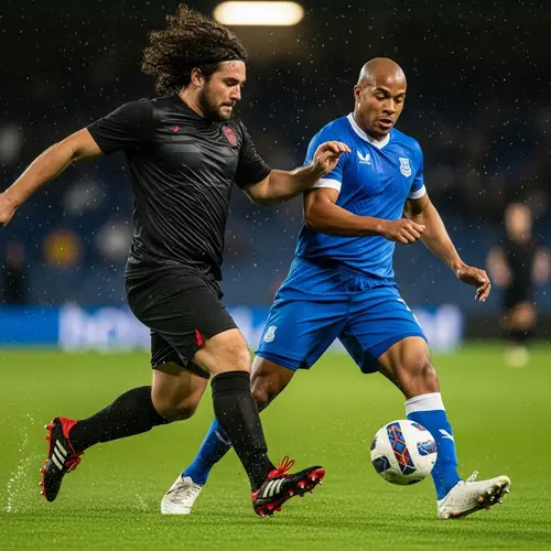 Dynamic Soccer Players in Action on the Field