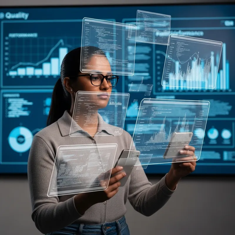 South Asian Woman: Tech QA Mastermind Ensuring Software Quality