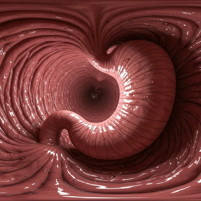 High-Quality 360-Degree Image of Interior Stomach | Realistic View