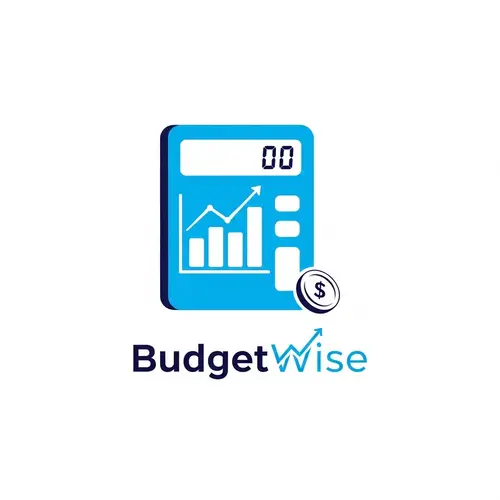 Budget Accounting Channel Logo Design | Minimalist & Monochromatic