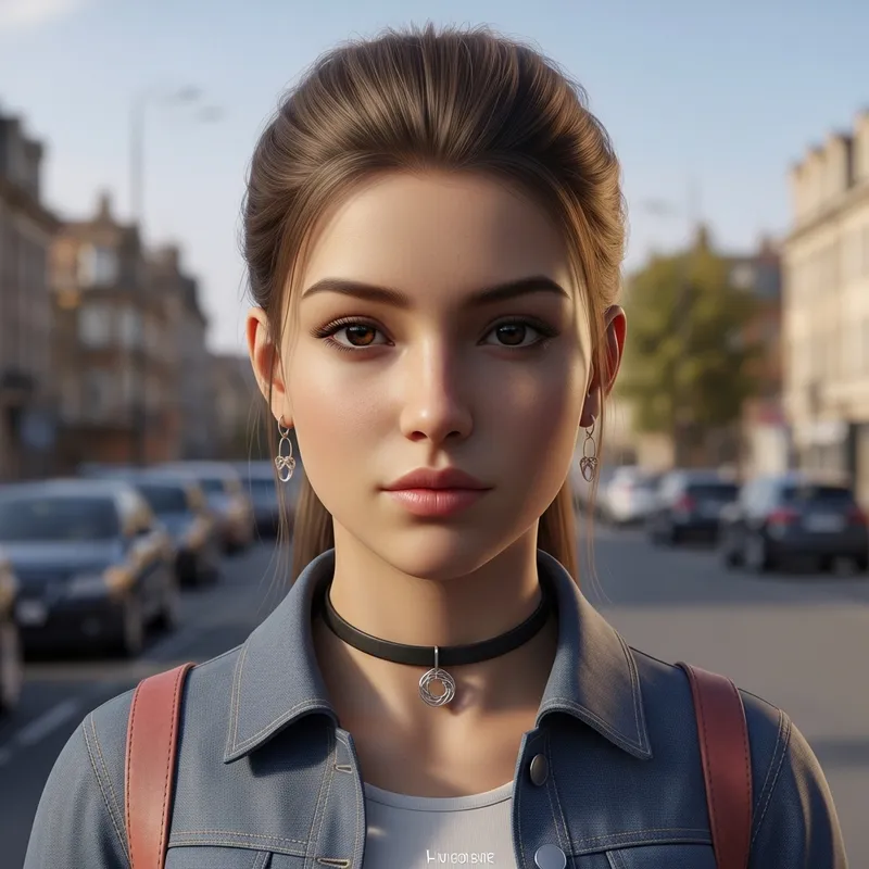 Teenage Girl Realistic 4K: Beauty & Youthful Spirit