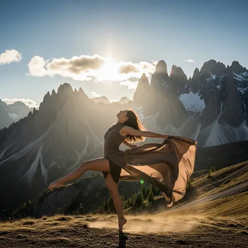 Passion Dance amidst Majestic Mountains
