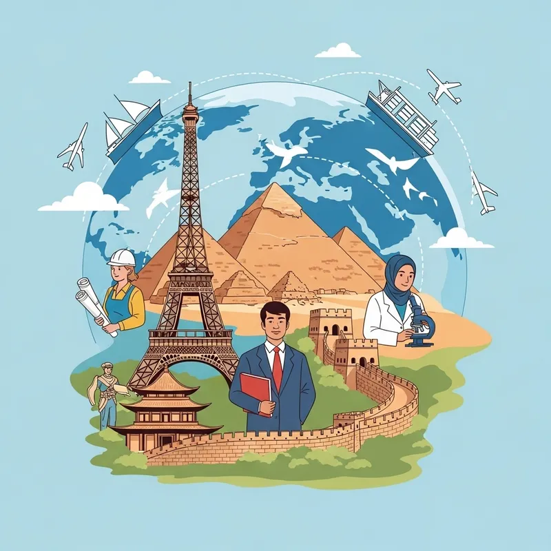 Globalization: Visual Representation Through Landmarks & Symbols