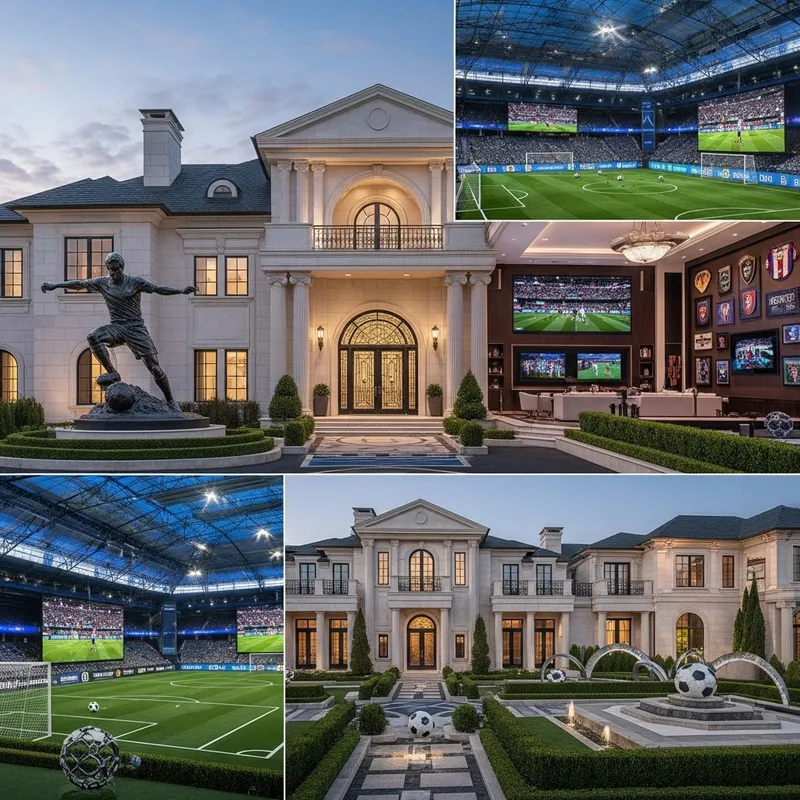 Most Expensive Soccer House: Exquisite Mansion with Indoor Field & Memorabilia