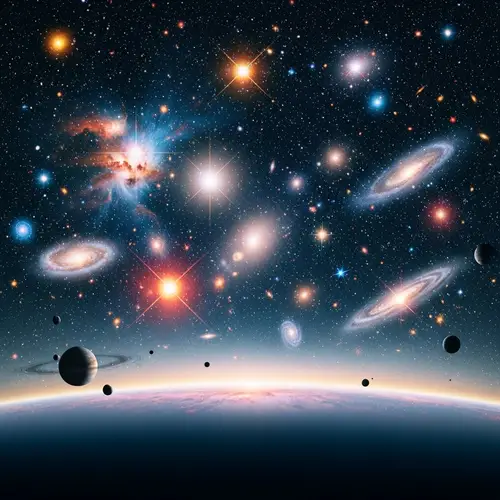 Stunning Cosmic Vista | Celestial Bodies, Nebulae & Galaxies