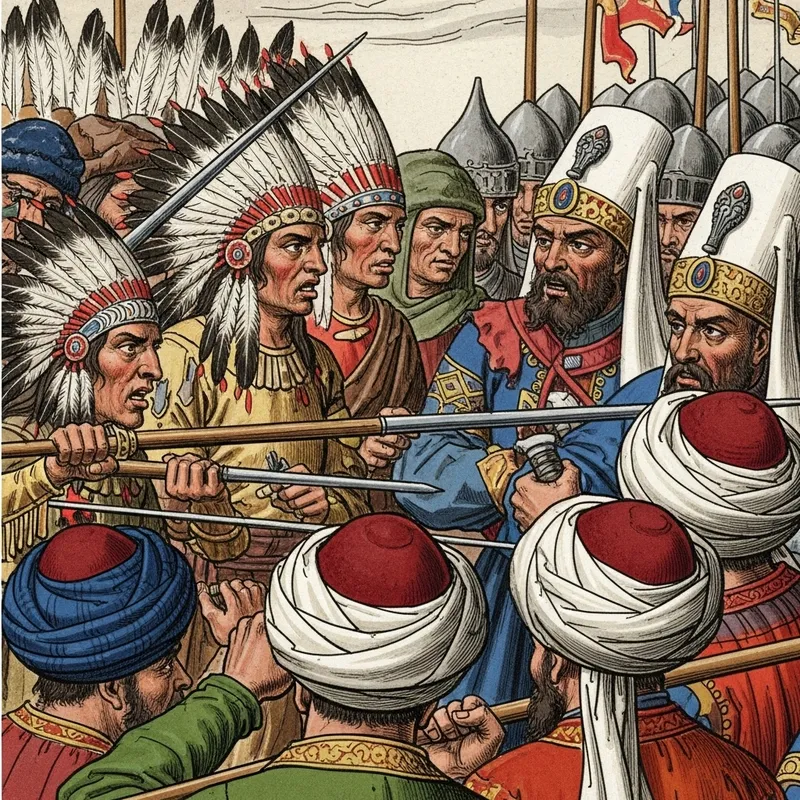 Epic 15th Century Seminole vs Ottoman Army Confrontation