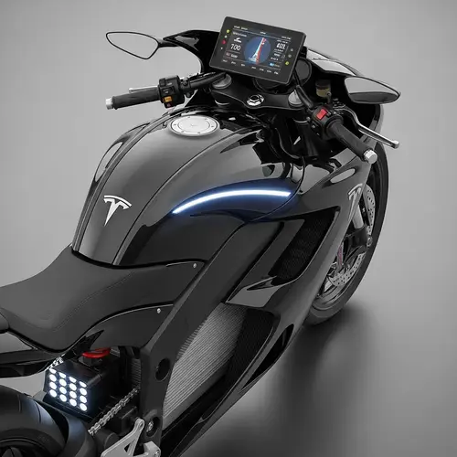 Tesla Superbike Design: Sleek & Futuristic Electric Model