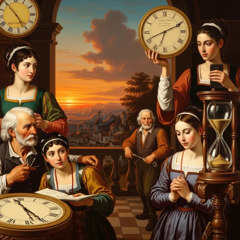 Vivamus, Moriendum Est: Evocative Oil Painting of Life's Transience