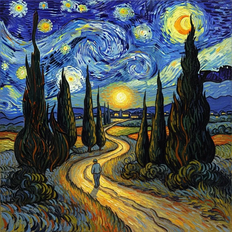 Vincent van Gogh - Rural Path Oil Painting