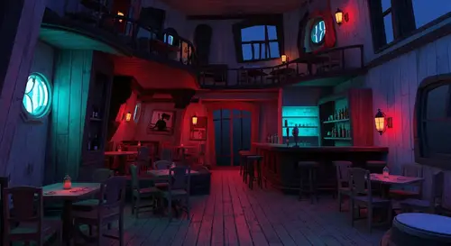 Surreal Vintage Tavern with Unconventional Architecture