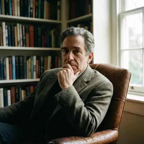 Thoughtful Author Headshot | Intellectual Expression