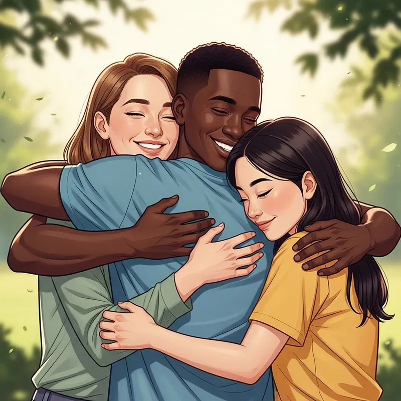 Warm and Companionship: Embracing White, Black, and Yellow Personas