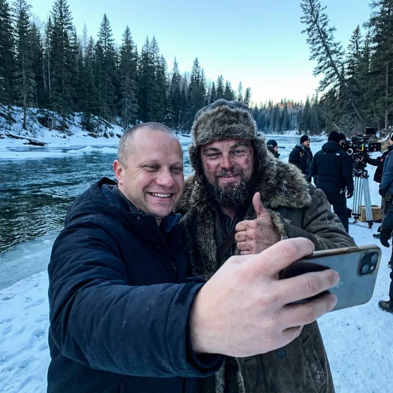 Epic Selfie with Hugh Glass: The Revenant Set Experience