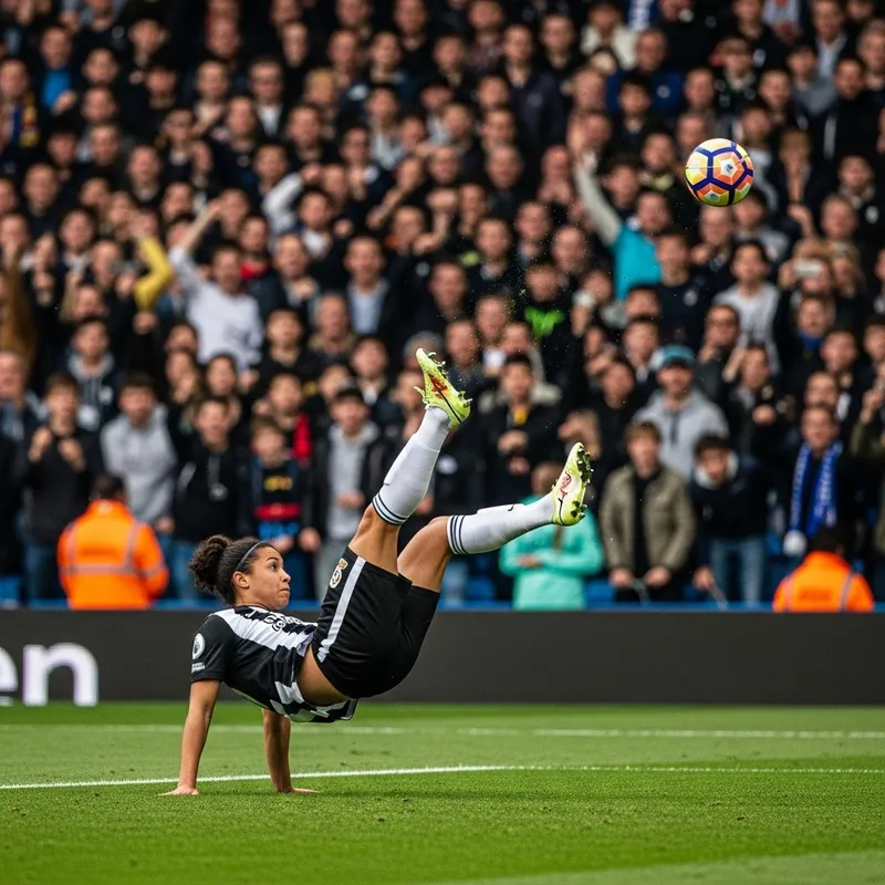 Garnacho Bicycle Kick - Spectacular Football Moment