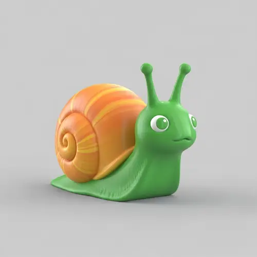Chibi Snail Model for FDM 3D Printing