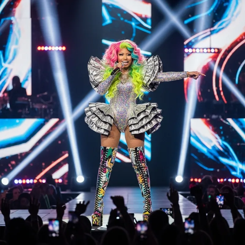 Nicki Minaj: Iconic Female Rapper, Bold Style & Colorful Outfits Nicki Minaj: Iconic Female Rapper, Bold Style & Colorful Outfits