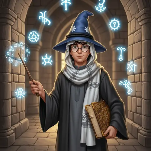 Middle-Eastern Wizard in Enchanted Castle | Adventure Awaits
