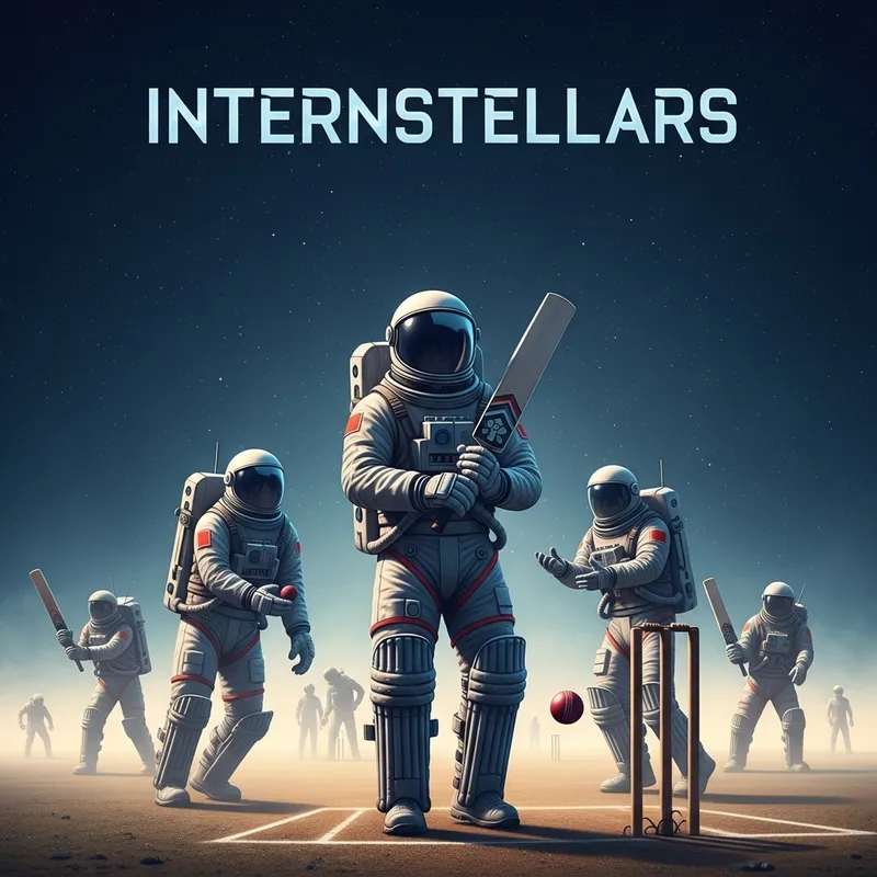 INTERNSTELLARS Astronaut Cricket Team | Space Suit Action