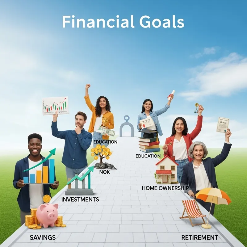Financial Goals: Milestones for Success in Savings, Investments, Home Ownership, and Education