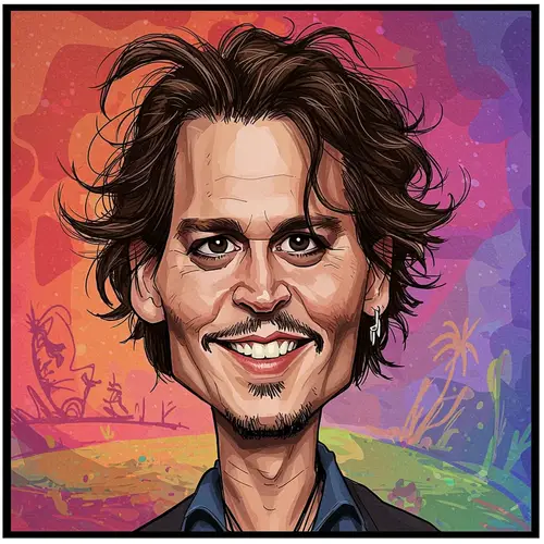 Johnny Depp Caricature Art