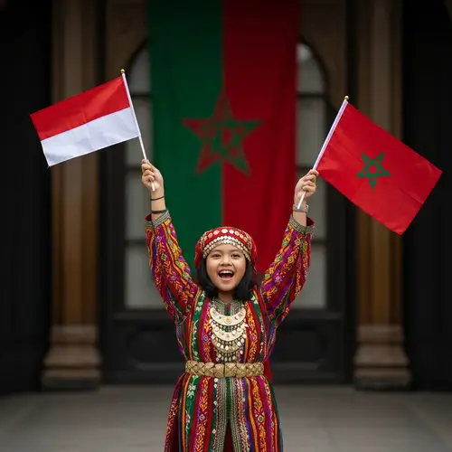 Indonesian Girl Loving Moroccan Tagine | Cultural Fusion