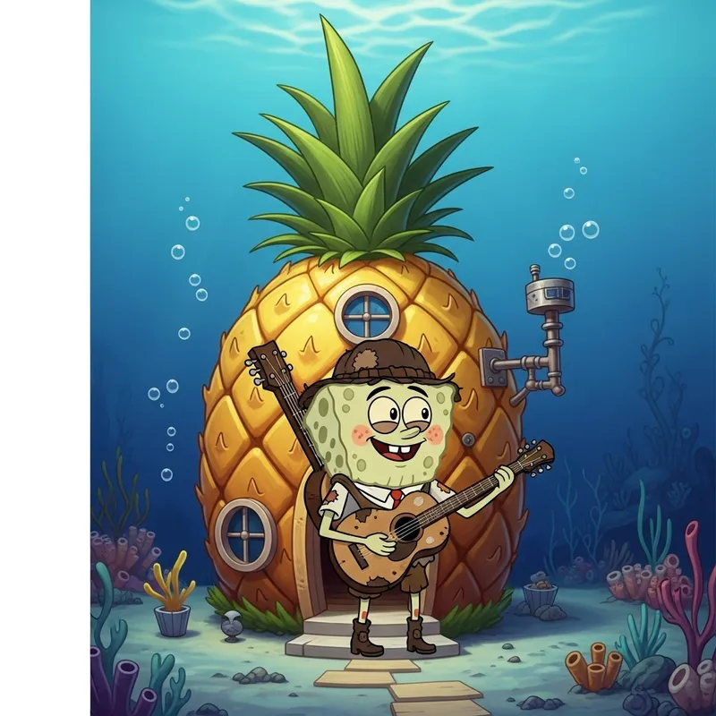 Meet Bob Esponja Yonki: The Bohemian Sea Sponge