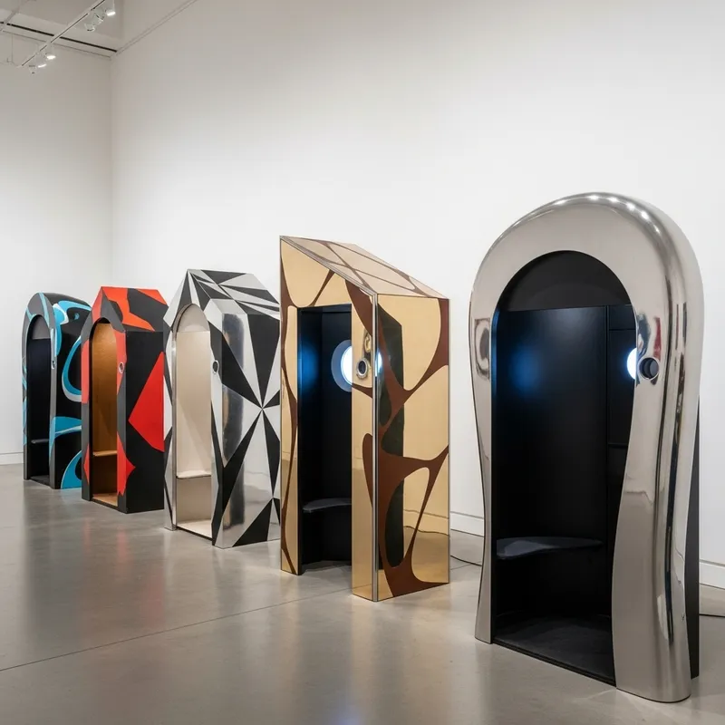 Photo Booths in Modern Abstract Art Style