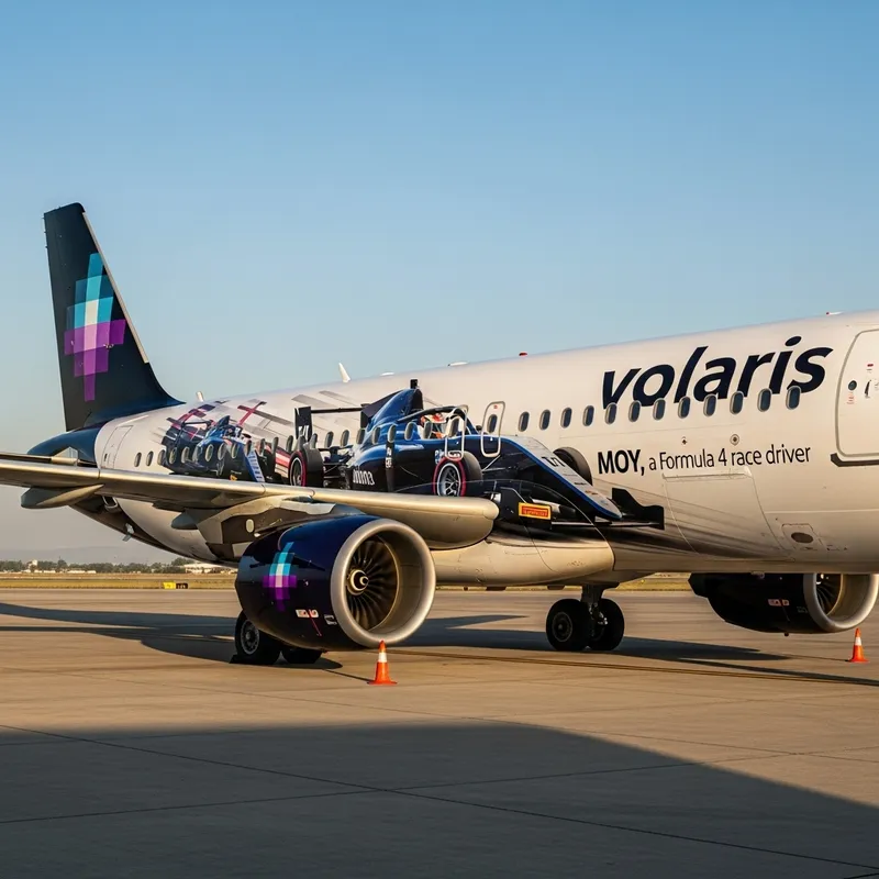 Volaris Aircraft with Special Design Featuring Formula 4 Car and Moy Zagursky