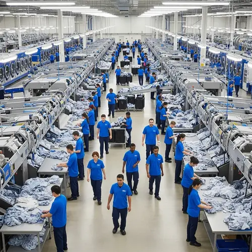 Industrial Laundry Facility with Diverse Workforce | Company Name