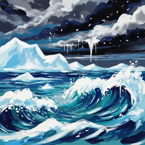 Abstract Representation of Water and Climate Change | Environmental Art