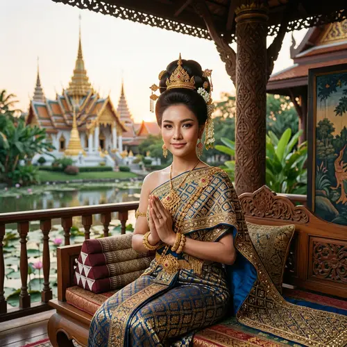 AI Human-Like Avatar in Traditional Thai Style