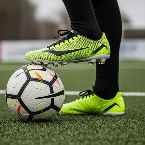 Dynamic Patrick Soccer Cleats in Action