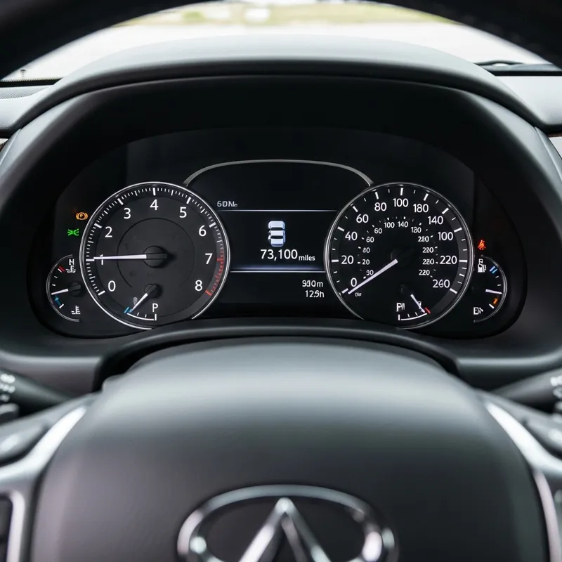 2019 Infiniti QX80 Dashboard | Detailed Odometer Reading