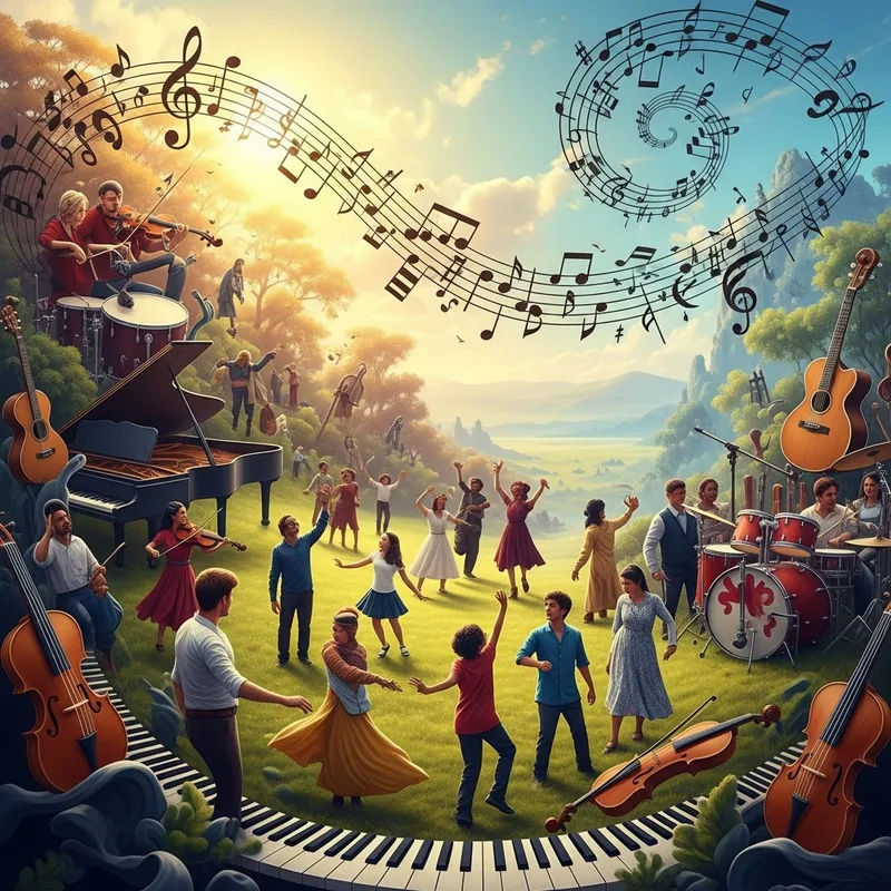 Music Everywhere: Harmonious Blend of Cultures and Melodies Music Everywhere: Harmonious Blend of Cultures and Melodies