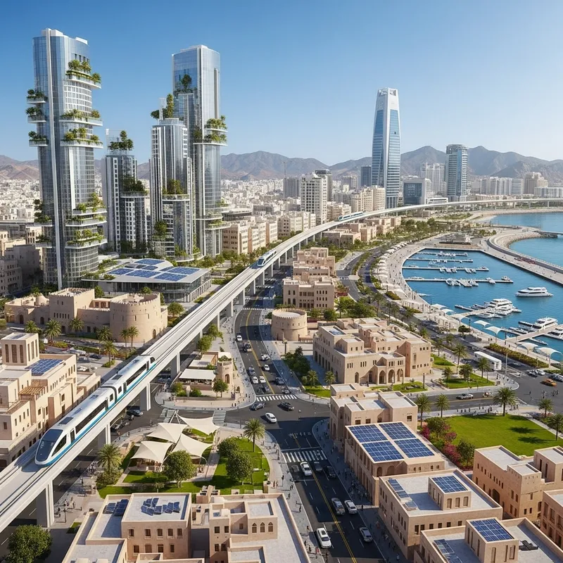 Vision of Oman 2040: Futuristic Muscat & Sustainable Tech Vision of Oman 2040: Futuristic Muscat & Sustainable Tech