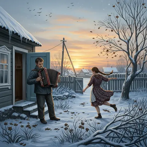 Autumn Leaves and First Snow: Poetic Scenes of Love and Resilience