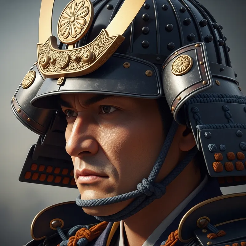 Samurai Face Profile: Strong Facial Features