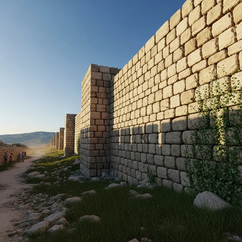 Wall of Jericho: Mystical Limestone Structure & Dramatic Scenery