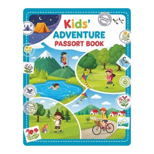 Kids' Adventure Passport Book - Outdoor Exploration Journey
